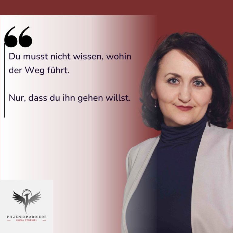 Irina Stremel, Karriereberaterin und HR-Expertin, lächelt freundlich in die Kamera – authentisches Portrait für Phoenix Karriereberatung