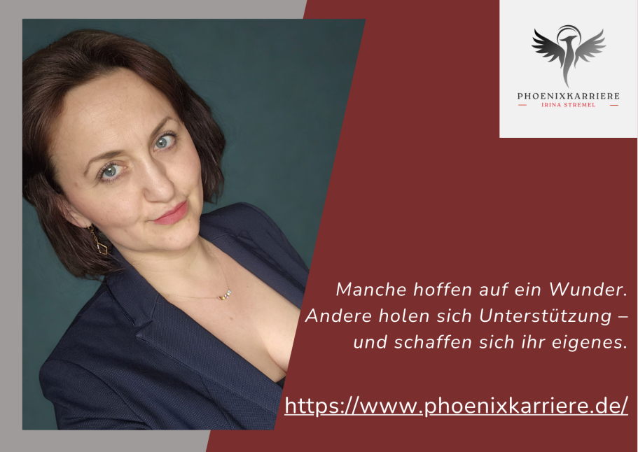 Irina Stremel – Karriereberaterin & Bewerbungscoach in Wolfsburg Irina Stremel – Karriereberaterin & Bewerbungscoach in Wolfsburg